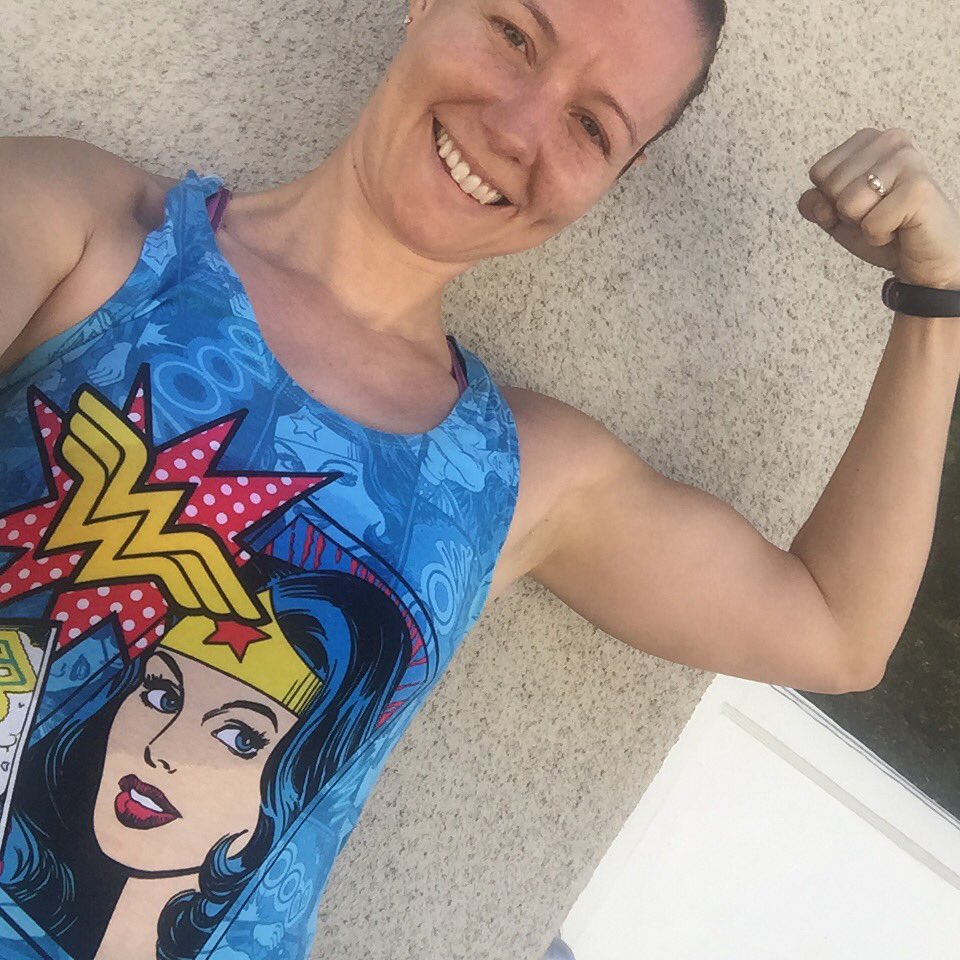 GeekoutWorkout's tweet photo. Great #WonderWoman inspired #workout today! Standby for new workout video coming soon! #geekoutworkout #geekworkout https://t.co/CaTSQtYL9r