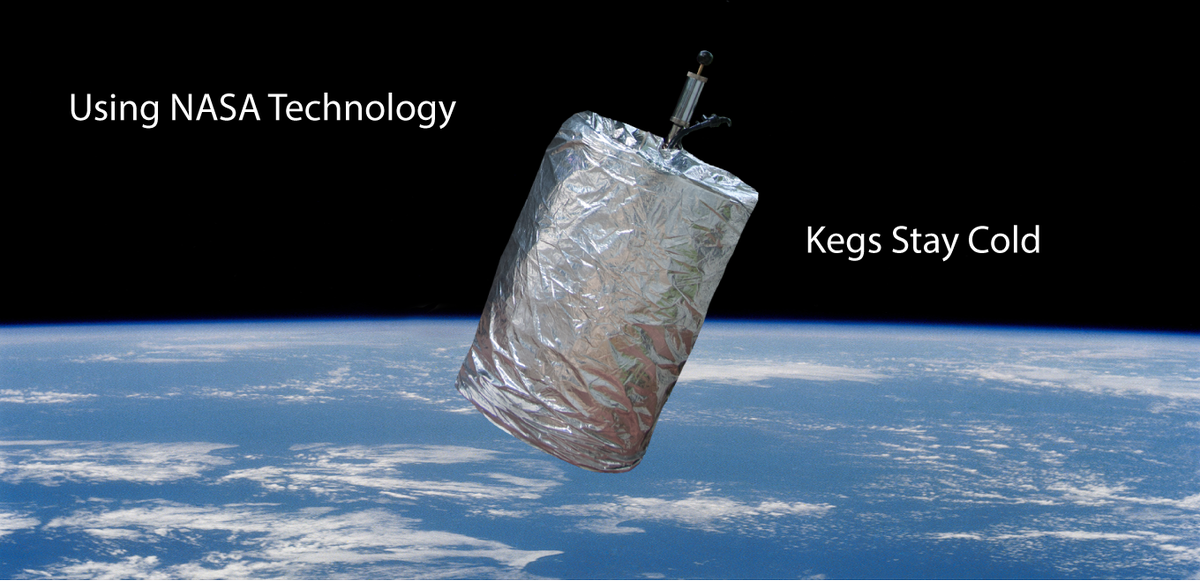 KegSheets's tweet photo. The KegSheet uses NASA Space Technology to keep your kegs cold: https://t.co/4FoWfOChXO https://t.co/xqARTMqk0y