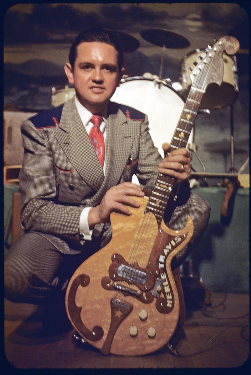 Bigsby's tweet image. Have a look a this amazing documentary of Merle Travis by Kentucky Educational Television: bit.ly/1XLaCiX