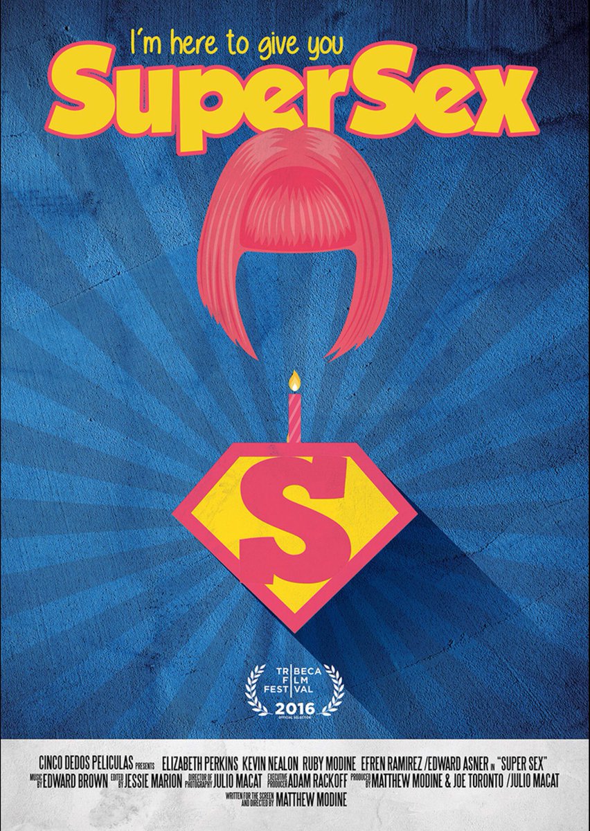 celsiusbt's tweet photo. March / 2016

We created 2 poster designs for @MatthewModine 's short film 'Super Sex'. Watch it @Tribeca / April 15 https://t.co/r4yikZYpHe