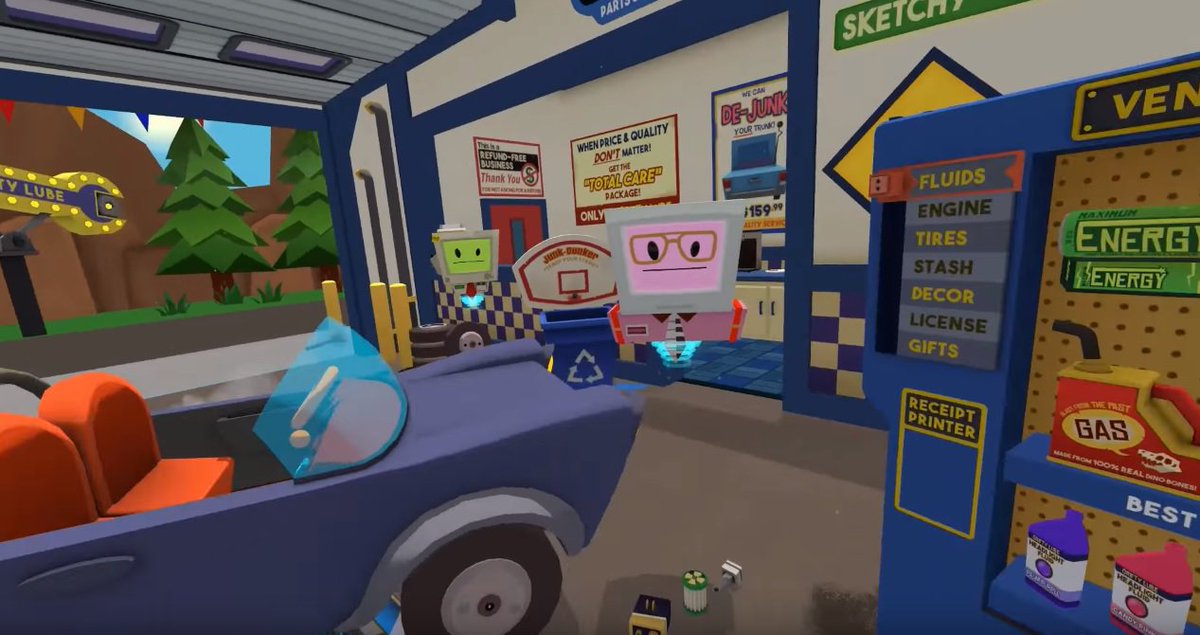 RtoVR's tweet photo. New Job Simulator Trailer Reveals Final Job: The Automotive Mechanic @OwlchemyLabs https://t.co/z5fJqGlsJ5 https://t.co/ATd50SHcoT