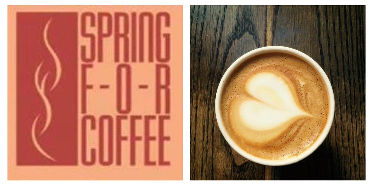 SpringForCoffee's tweet photo. #SpringForCoffee at one of our TWO #DTLA locations --> 5th &amp; Grand and 6th &amp; Spring - we would love to see you! https://t.co/vwGdZ5NNPx