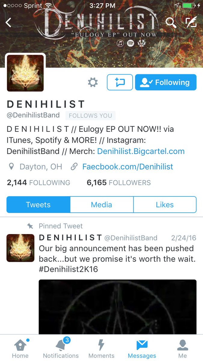 When ur favorite band follows u 😍😍😍😍😍💕💕