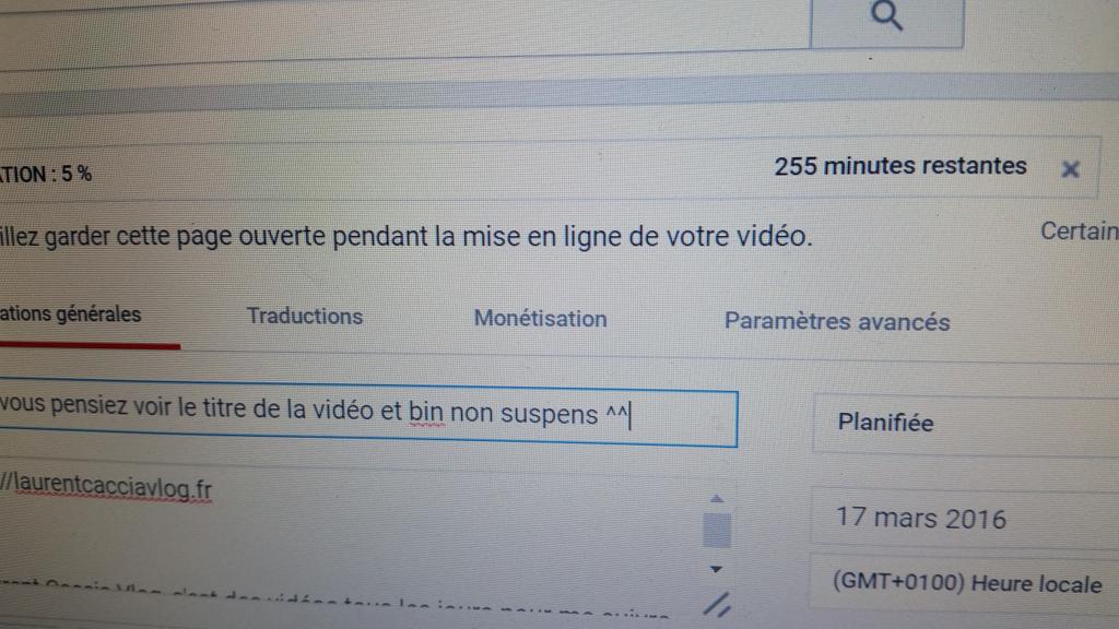 LaurentCaccia's tweet photo. Ça, ça veut dire 2 choses, j'ai retrouvé la connection très rapide de chez moi X) mais surtout NOUVELLE VIDÉO ^^ https://t.co/vxepTvEMXV