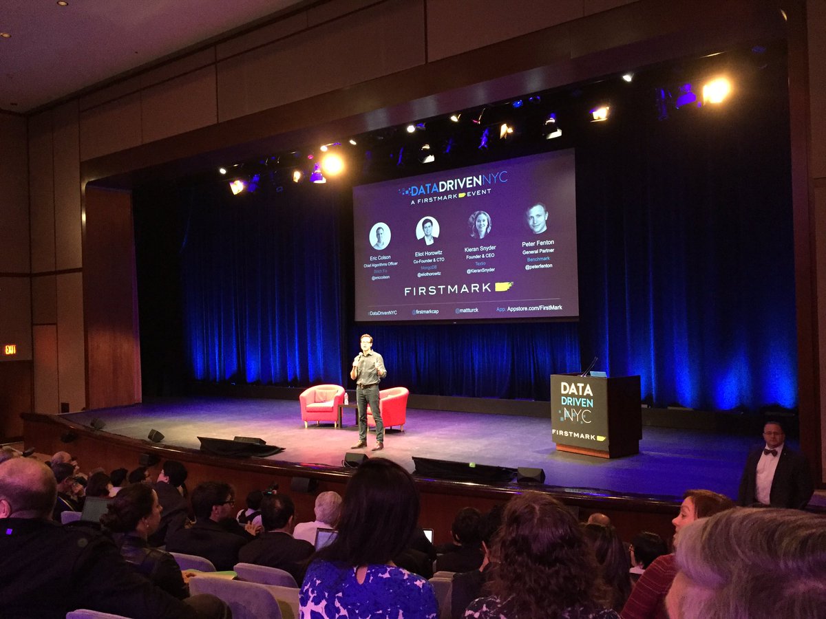 NewYorkTechCity's tweet photo. The view from tonight at the #datadrivennyc event. https://t.co/TkQP0uxLMe