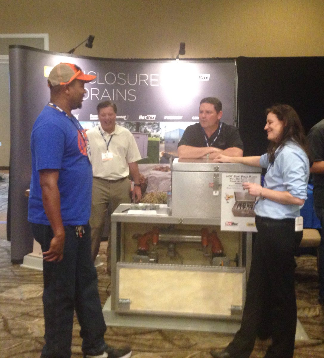RBrianDenning's tweet photo. Had a great day @IABPA yesterday! Thanks to everyone who stopped by the HotBox booth @HubbellPowerSys in San Diego. https://t.co/0Q8bYYRcXb