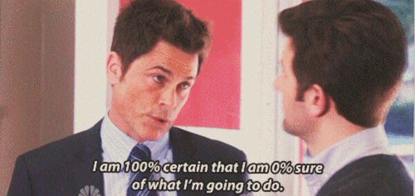 byreIatable's tweet image. College summed up in four parks and rec quotes
