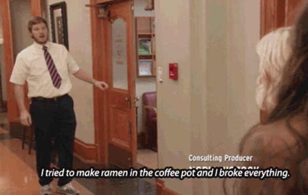 byreIatable's tweet image. College summed up in four parks and rec quotes