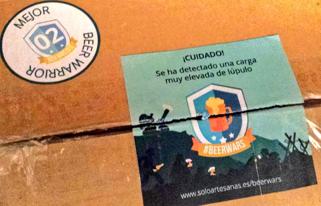 joan_pivo's tweet photo. Munición recibida para la incipiente @BeerWarsGame de @soloartesanas
Si no sabes lo q es, no sabes lo q te pierdes https://t.co/b7HUhNwVtw