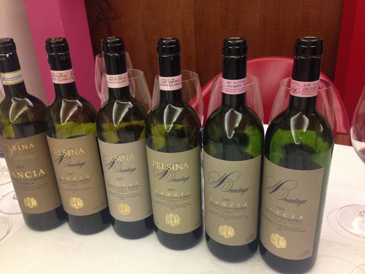 MPioppo's tweet photo. Stasera al #IVBEM Grande verticale di Chianti Classico Rancia #Fèlsina @PaolaBibenda https://t.co/ajhxf8Jpw5