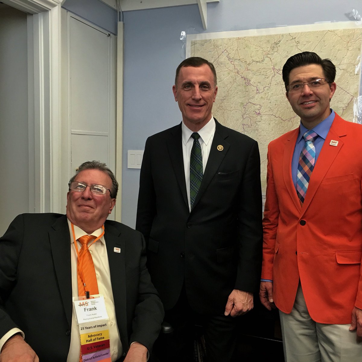 johndplatt's tweet photo. Thank you @RepTimMurphy 4 your continued support of the MS community and funding 4 #CDMRP #nih #MSactivist #MSPPC16 https://t.co/5XCuV6lNfM