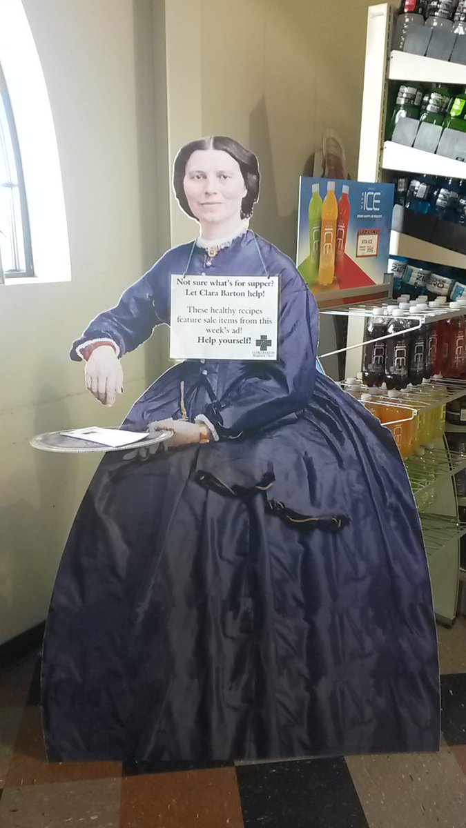 Clara Barton is handing out healthy recipes tied to the sales ad at our grocery store! #HoisKS <a href="/HealthyKsHosp/">Healthy KS Hospitals</a>
