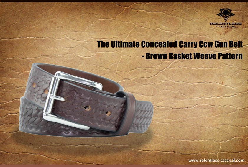 Leather Holster Relentless Tactical Gun Belt Mens Leather Belt