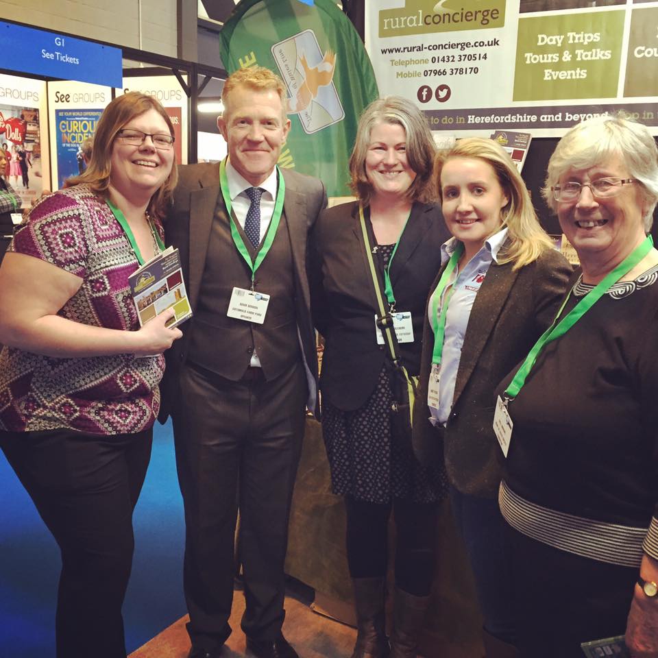 RuralConcierge's tweet photo. Had a great first day @tourism_show Adam Henson @CotswoldFarmPrk felt right at home on our #ruraltourism stand! https://t.co/E8dlghoF83