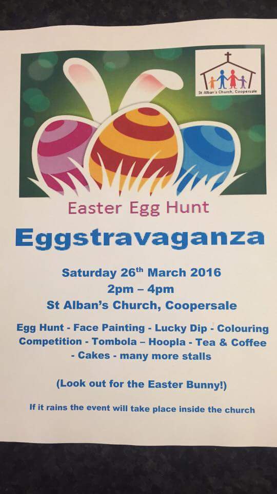 This looks great if your in the Coopersale area on Easter Sunday.x #epping <a href="/LoveEpping/">Love Epping</a> @theboutique_x <a href="/florosethe2nd/">Sharon Bailey</a>