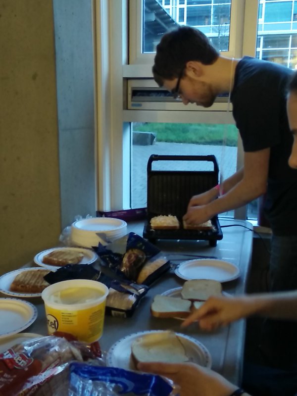 getdyspatch's tweet photo. Awesome turnout to #hackvictoria -- proud to sponsor (and eat grilled cheese)! @hackvic https://t.co/QbwMmmcHXT