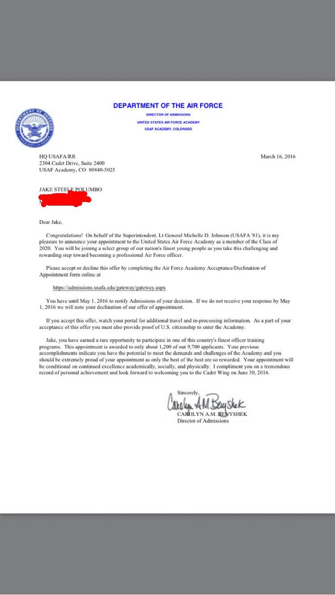 usafa admissions login