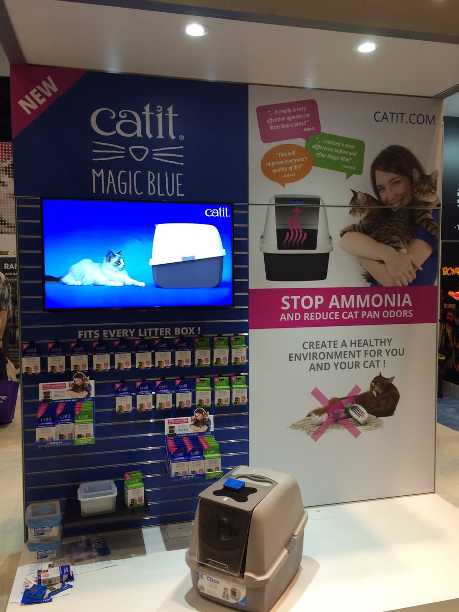 catit magic blue litter box