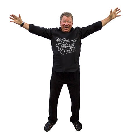 WilliamShatner's tweet photo. My dear friend @jarpad has special #alwayskeepfighting active wear for sale. Check em out: https://t.co/Ah9MOc5y51 https://t.co/Y1GY70byfo