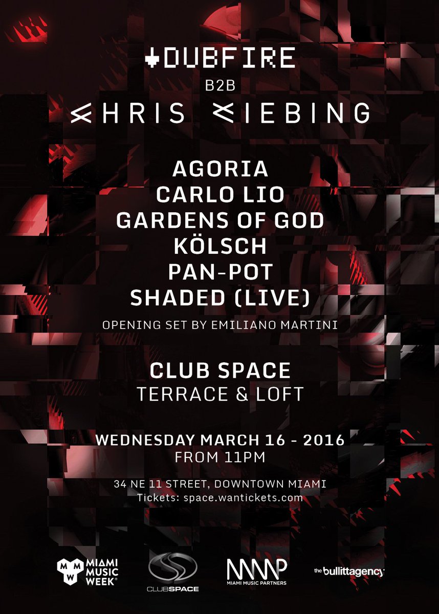 ClubAnonMia's tweet photo. @clubspacemiami bringing sick techno tonight for #mmw with @ChrisLiebing @PanPotOFFICIAL @dubfire @agoriamusic https://t.co/78szQH454x