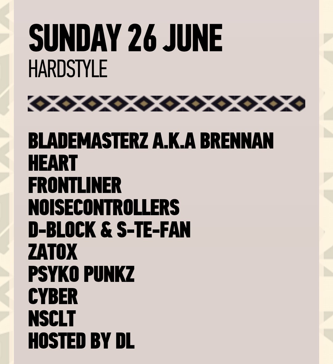 minijuanxo's tweet photo. Defqon.1 Talents and Hardstyle Line Up!! Amazing @Defqon1Festival @qdancesp https://t.co/yMPUqkQZIR