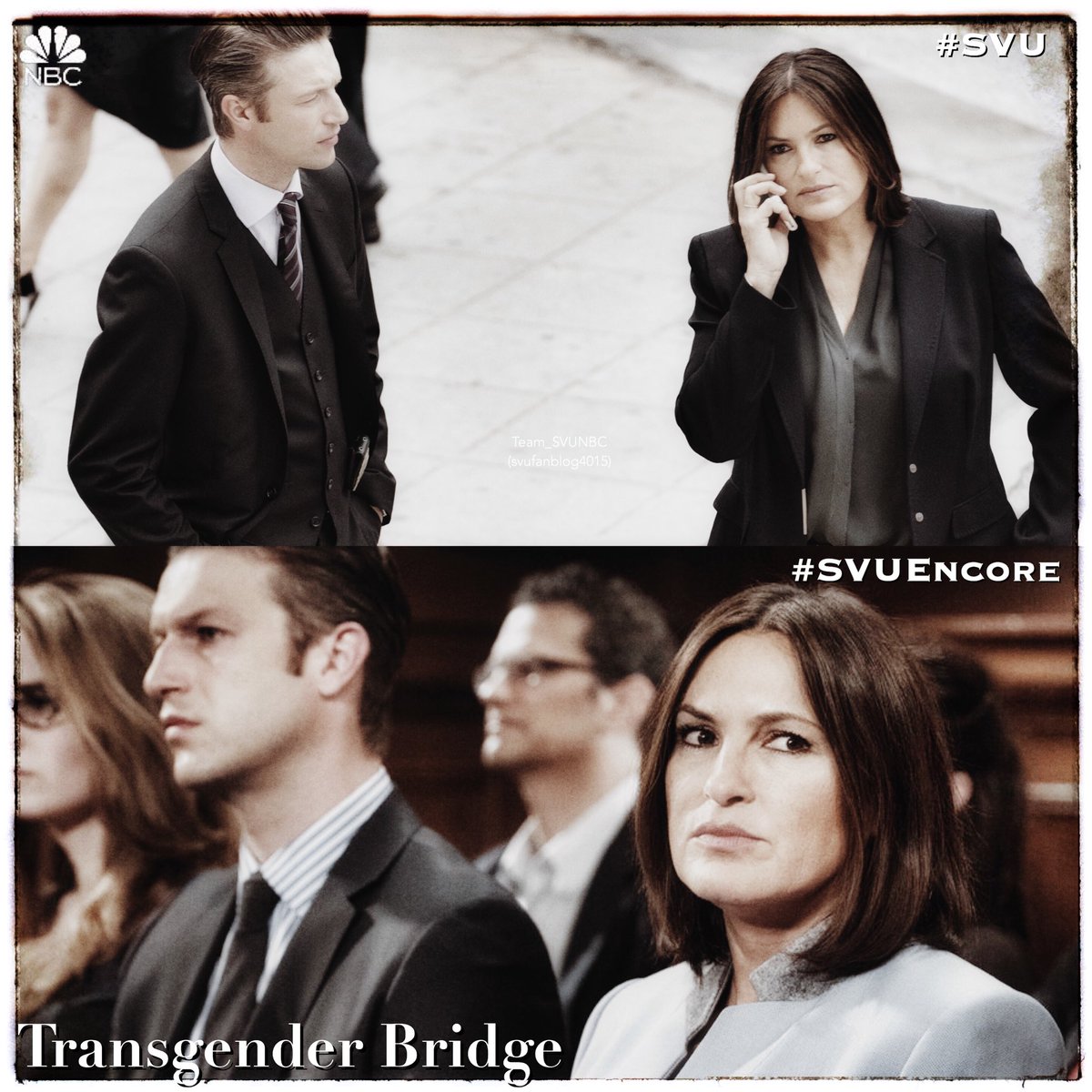 svufanblog4015's tweet photo. Happy #SVUEncore Wednesday!
#SVU
#TransgenderBridge 8pm/7c!
#TownhouseIncident 9 pm/8c!
#TONIGHT
@Mariska https://t.co/z2cYbSKwxZ