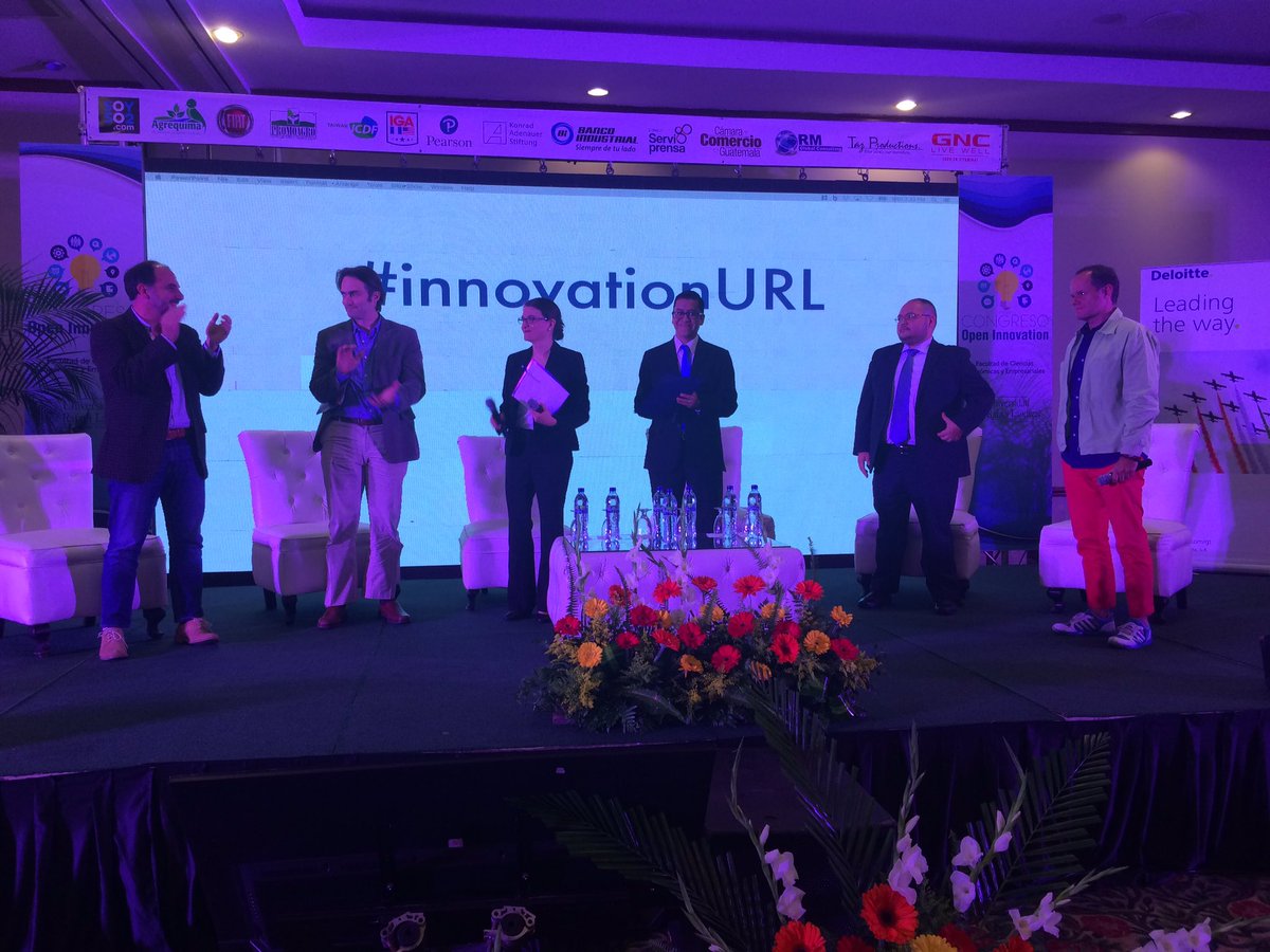 PRONACOMGT's tweet photo. Un foro enriquecedor, en el que los panelistas compartieron experiencias de innovación empresarial #InnovationURL https://t.co/5gm54BcWHl