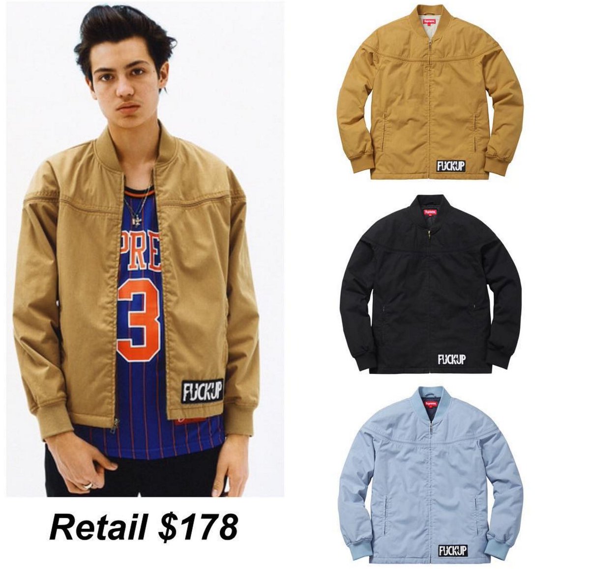 Heated Sneaks on Twitter Supreme Derby Jacket dropping Heated Sneaks on Twitter Supreme Derby Jacket dropping
