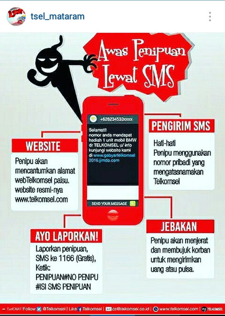 Saatnya laporkan penipuan lewat SMS