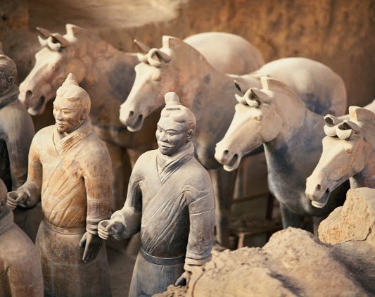 2,200-year old Chinese terracotta horsemen