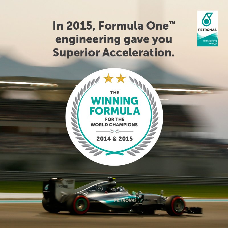 Petronasbrands's tweet photo. Tested and proven on track. Experience it for yourself at https://t.co/N1z5Zixu9Q #PETRONASWinningFormula https://t.co/OfnNhngbOS