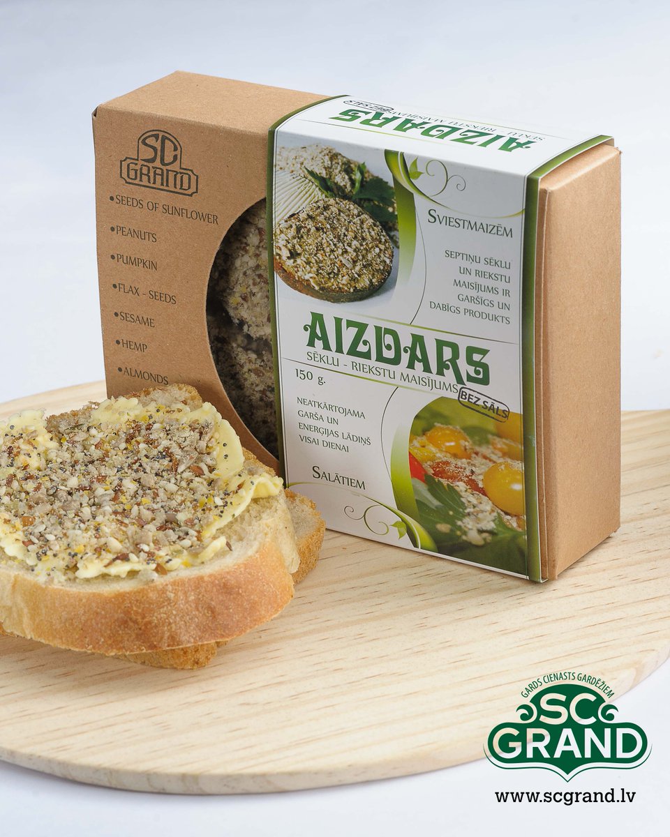 SC_GRAND's tweet image. Aicinām iepazīties ar mūsu riekstu-sēklu maisījumu un kūpinājumu sortimentu!
scgrand.lv/sortiments/