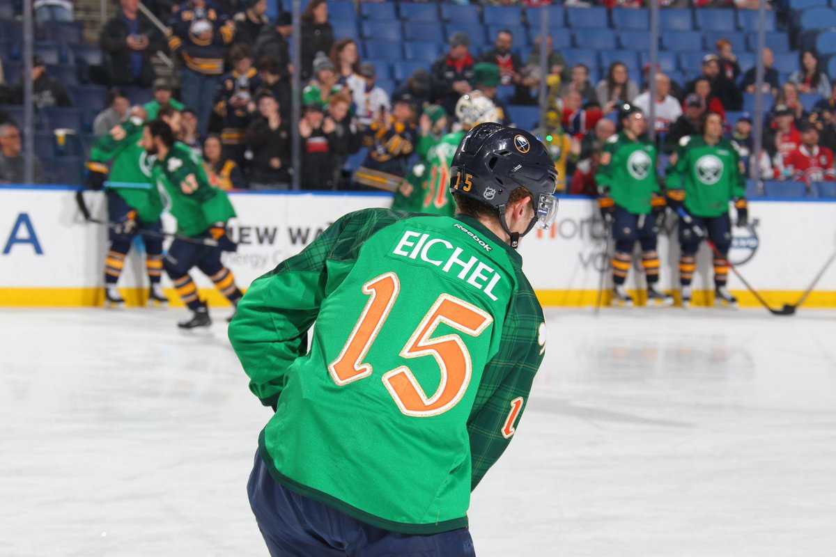 Buffalo Sabres - Check out our green St. Patrick's Day