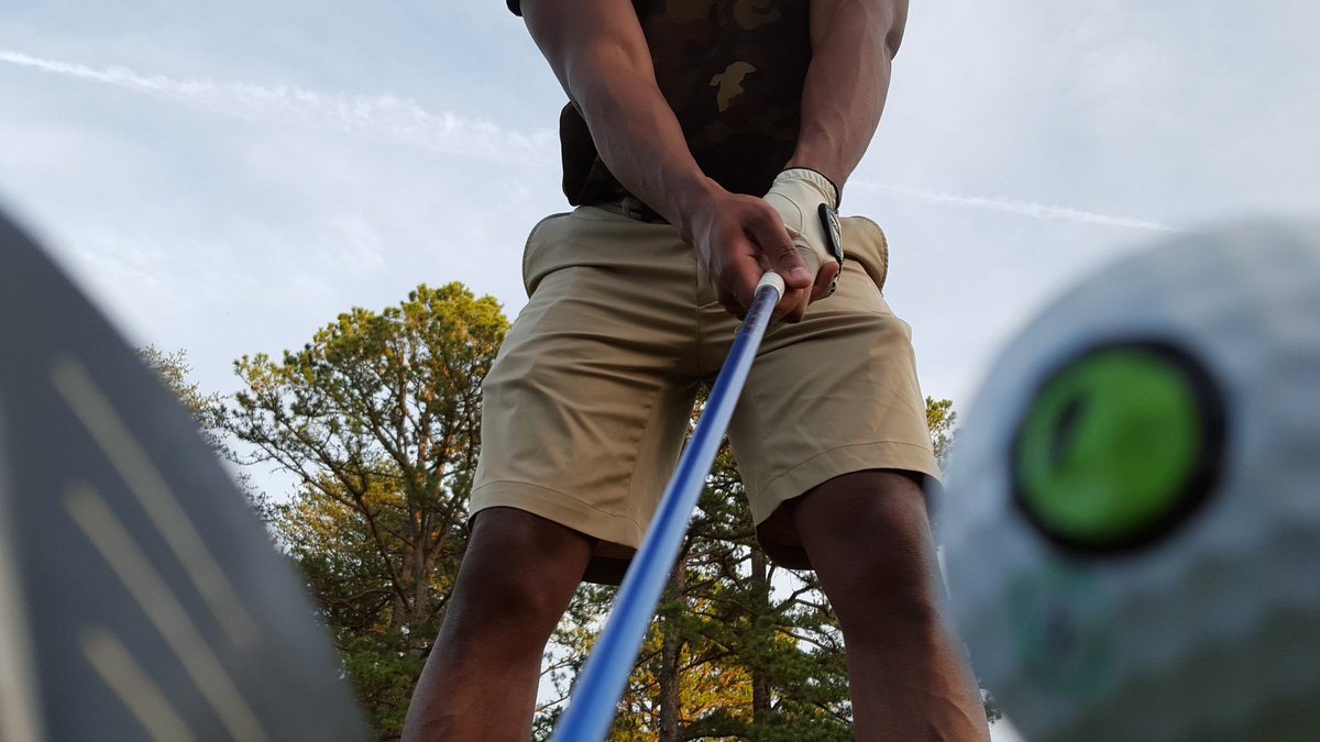 hsctigr's tweet photo. Quick 9 with my @GoTimeGolf @monstagolf ball⛳ https://t.co/tTD4yFTOhV