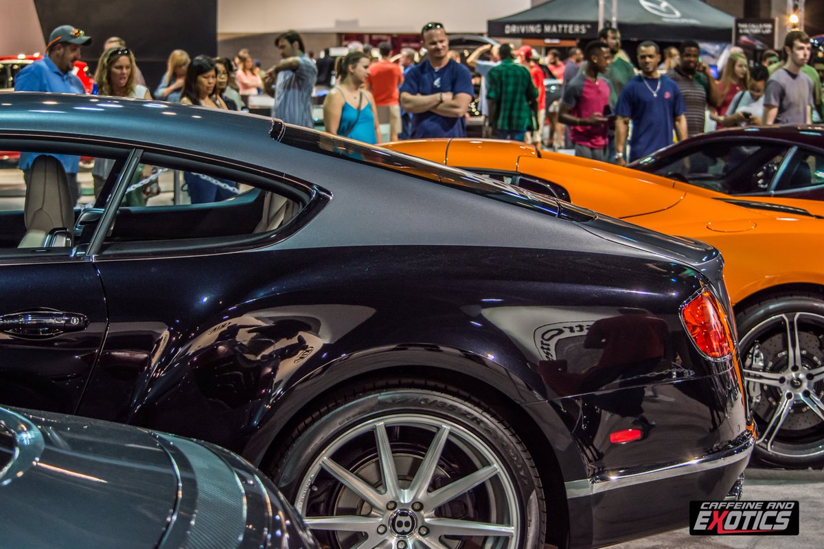 cecarshow's tweet photo. Lots turned out to see the #CaffeineAndExotics display at the ATL Int'l Auto Show. #AIAS16 https://t.co/52F6zkOVMu
