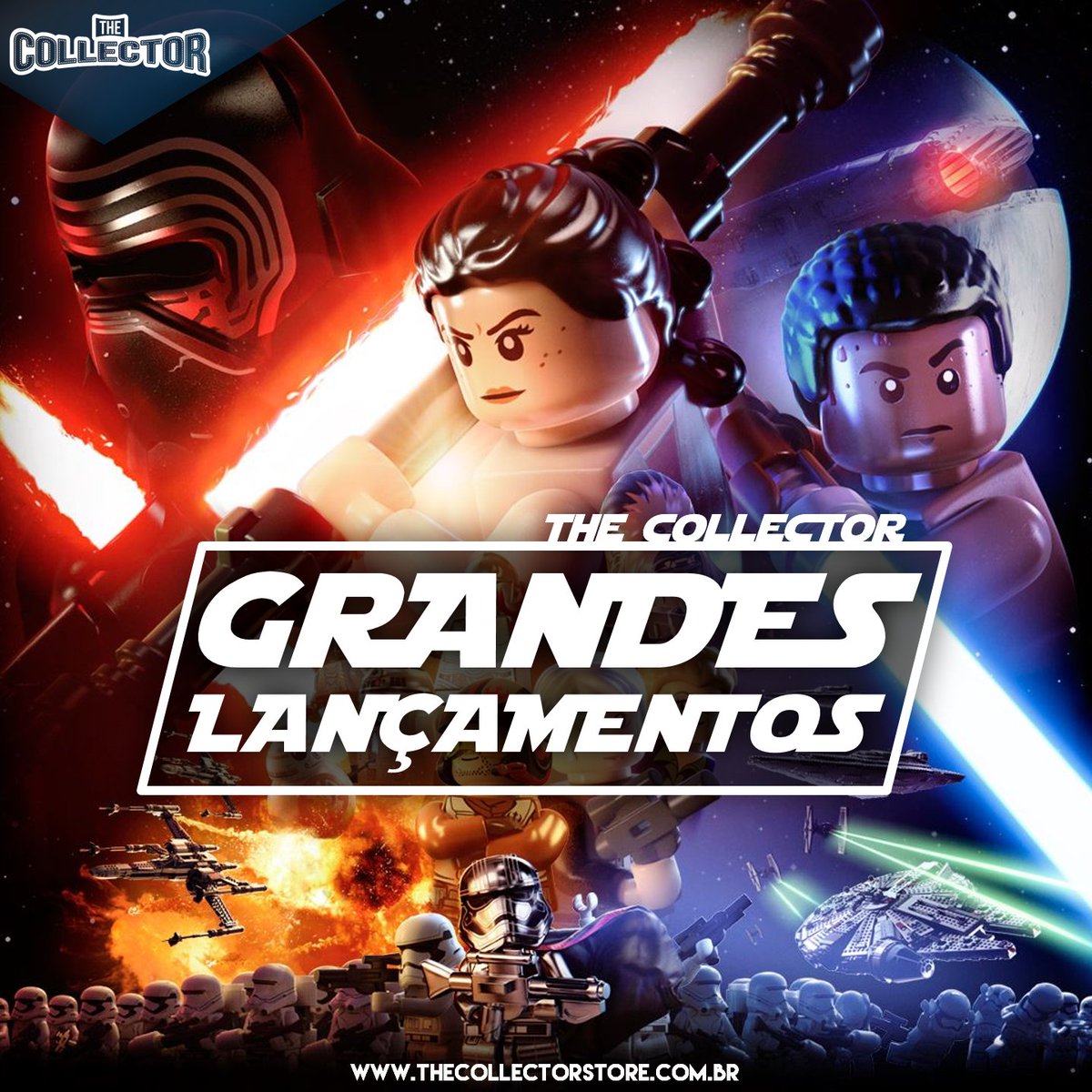 Não perca os lançamentos da série LEGO Star Wars, com sets do filme O Despertar da Força! bit.ly/grandeslancame…