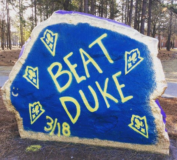 Nice work by students on campus. Thanks for all of your support this year.