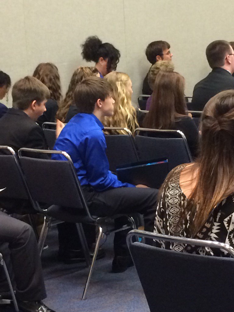 Cole listening to Mr. Tim Stephenson in a breakout session. #eastcon16