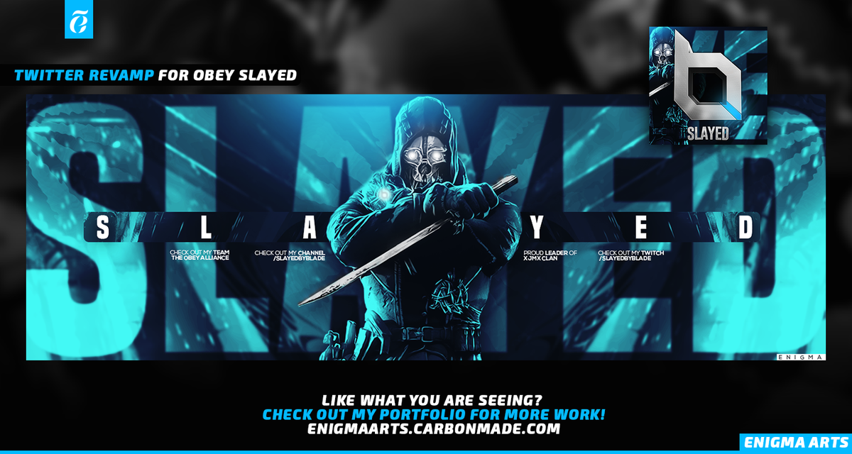 orestemercado's tweet photo. Twitter revamp for @SlayedByBlade! RTs and Likes are appreciated https://t.co/lyWz0Ve7gz