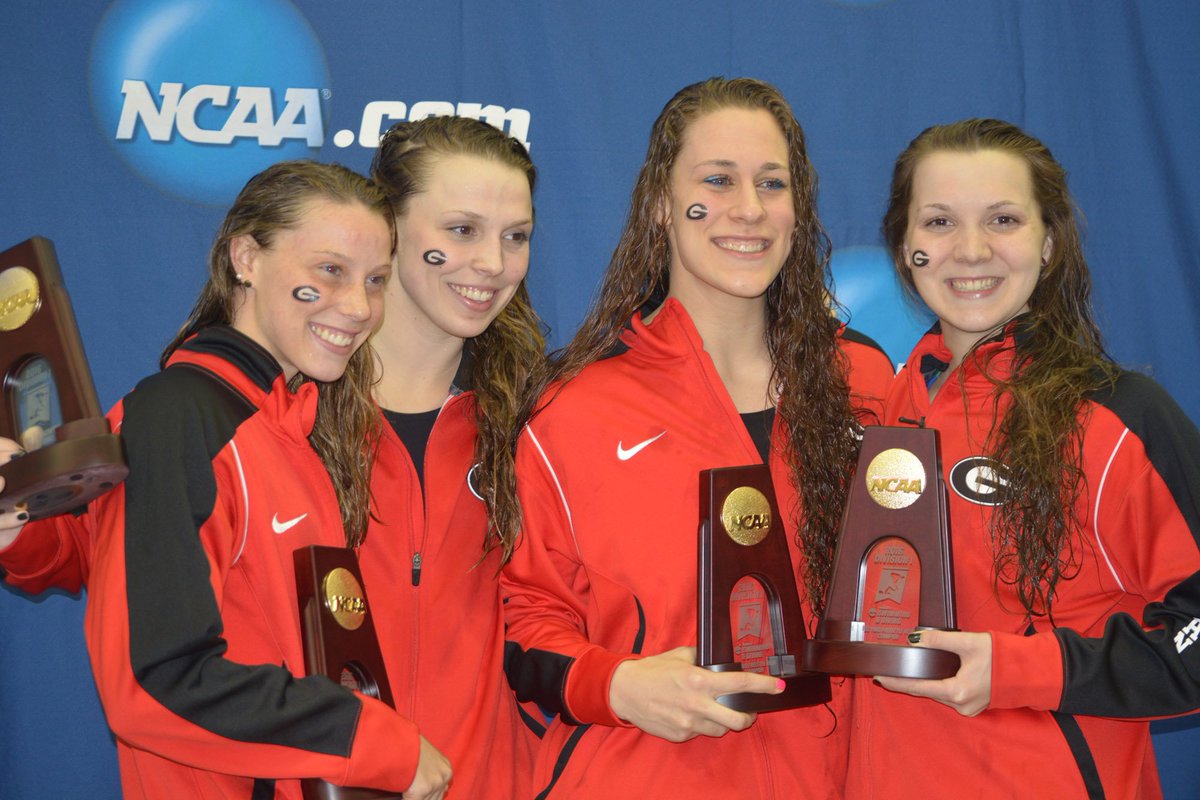 Since saying it once isn't enough, here are your NCAA champions in the 800 free relay!