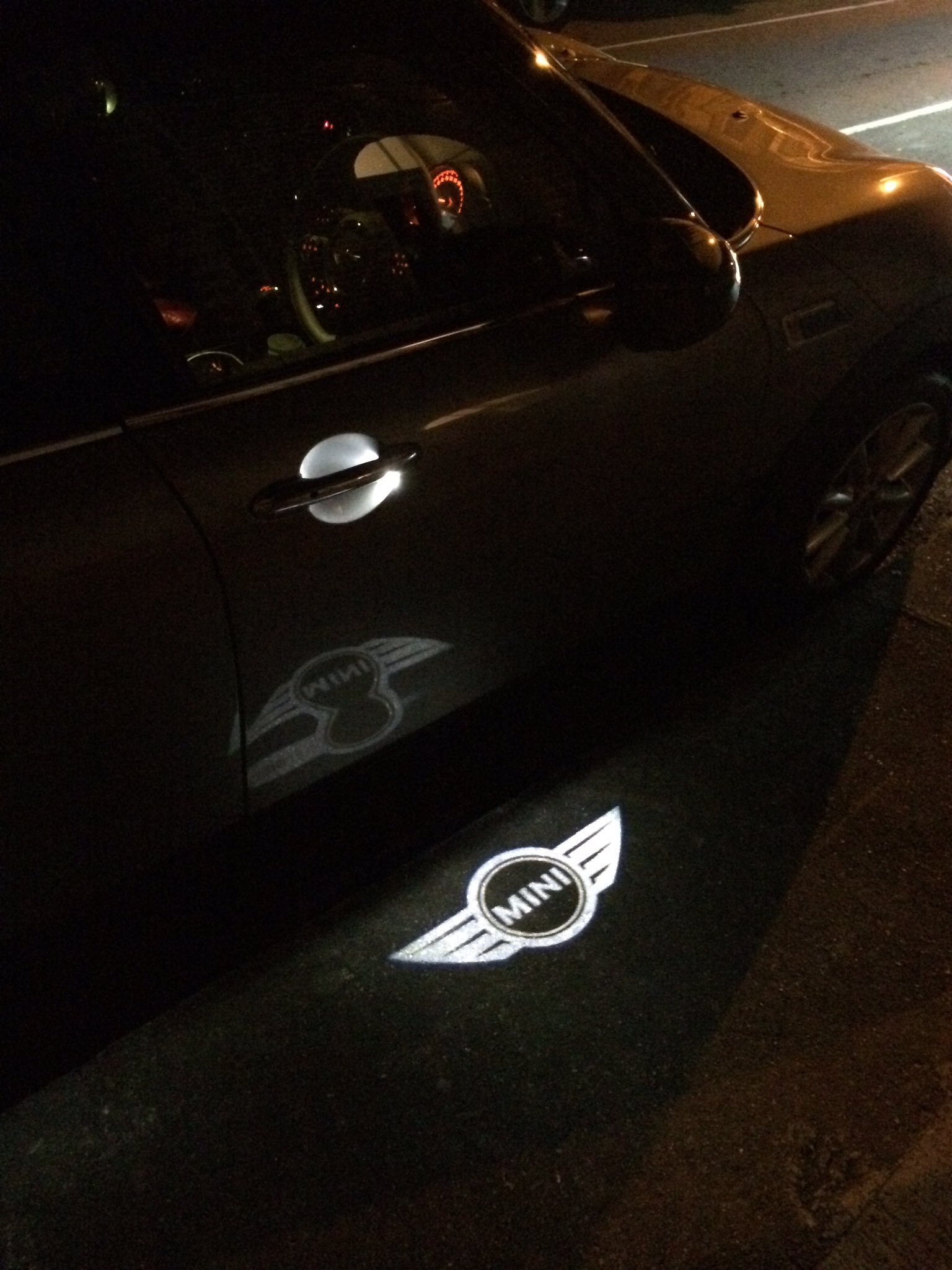 Mini cooper puddle lights outlet