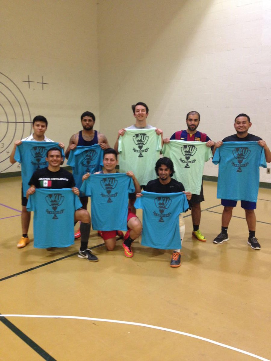 WCUCampusRec's tweet photo. Men's Indoor Soccer Champion #discoverrec #IMchamp https://t.co/dI0NmlnRpb
