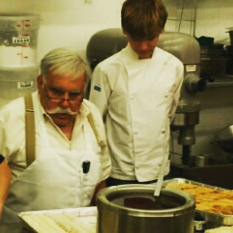 LoganJrChef's tweet photo. Learning to cook from @papacristos #greek #cheflife #masterchef #cook #learnfromamaster https://t.co/xcg3sy7ib7