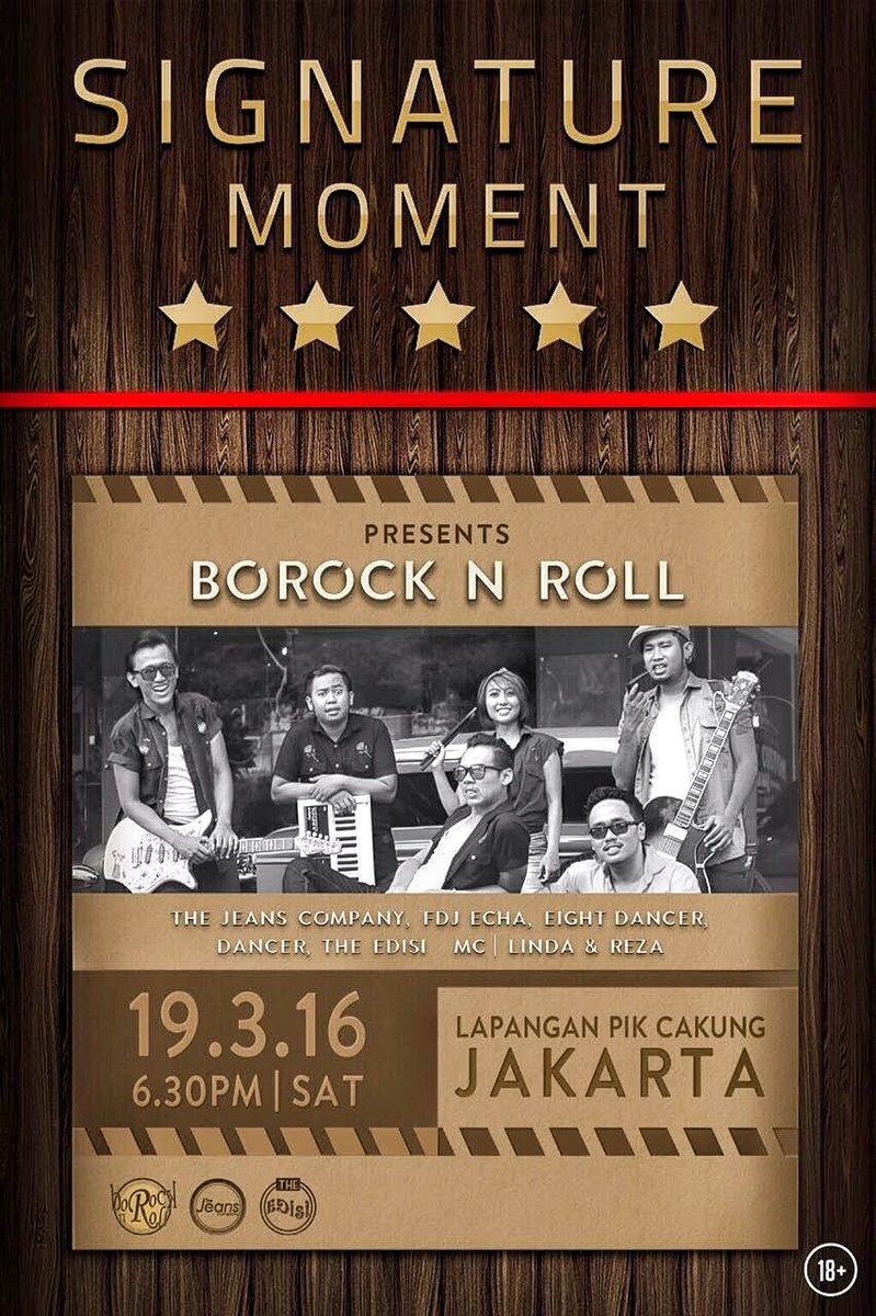 Kita akan tampil di SIGNATURE MOMENT bersama <a href="/borocknroll_INA/">BOROCK N ROLL</a> free entry !!! @indiejakarta <a href="/Hai_Demos/">Hai Demos</a>