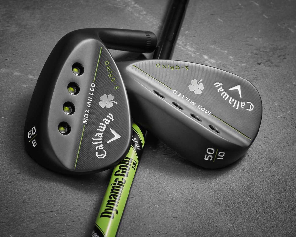Happy #StPatricksDay! And as (Irish) luck would have it, the special #MD3Milled #LuckyClover wedges are out now!