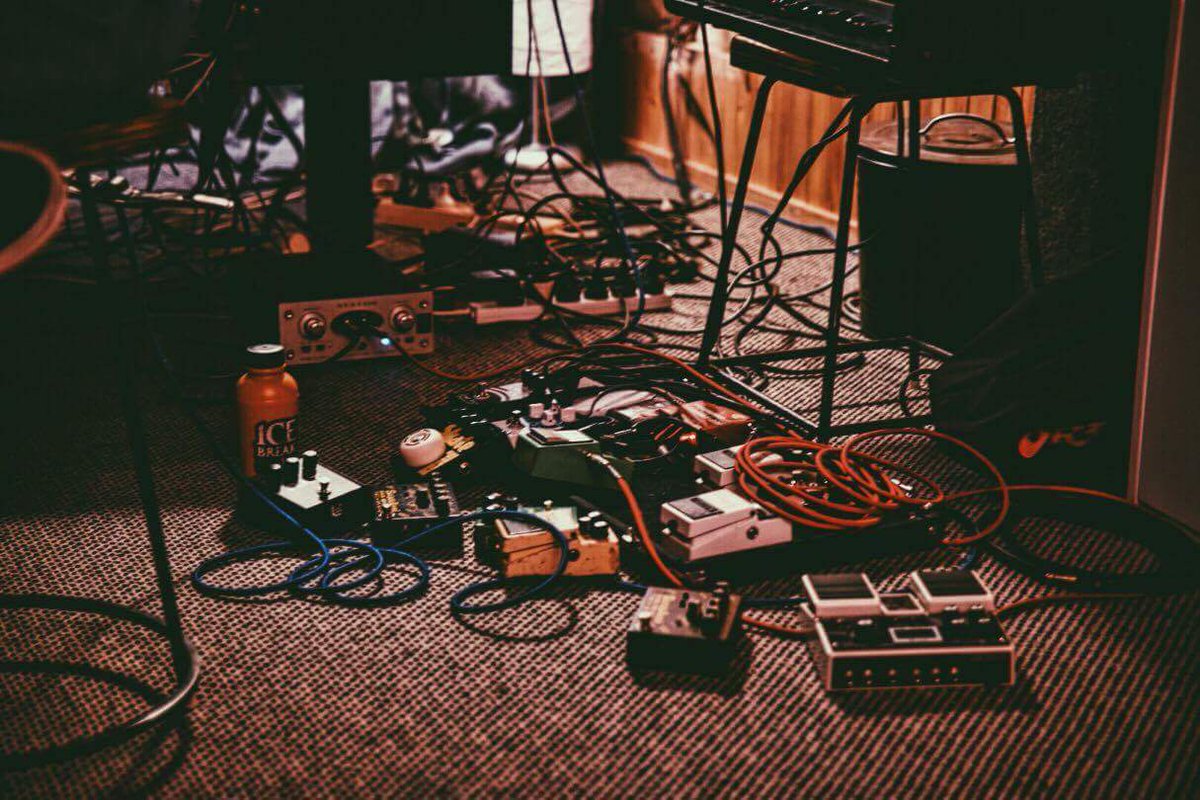 Finishing up day four of recording our second release 🎶 tappa tappa tappa