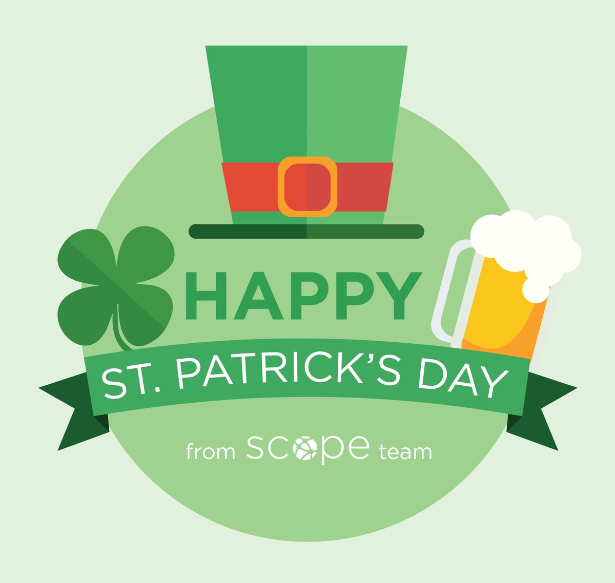 ScopeMalta's tweet photo. π Happy St Patrick's Day!! from scope team π #StPatricksDay #happystpatricksday #17thmarch #scopesolutions https://t.co/9by4FJ2pOX