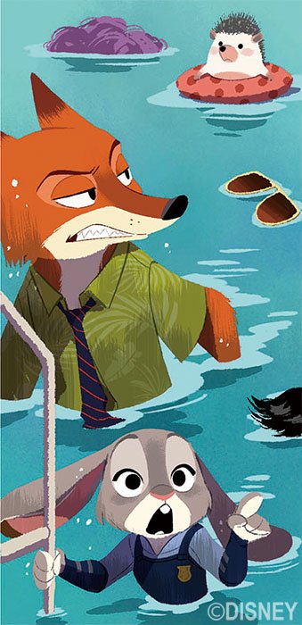 グリヒル コミックは全世界に配布されており どの国のどの本にどの話が載るかは特定が難しいそうです 願わくば日本で発行されるズートピアの関連本に掲載されると嬉しいのですが ディズニーコミックの日本語本はあまり見たことがないので無理かなぁ