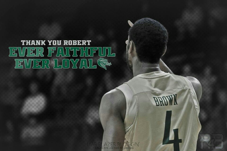 GangGreen_UAB's tweet photo. Thank you @RSBrown_UAB for the great season! You will be missed here at UAB. https://t.co/4qgdyuJoRA