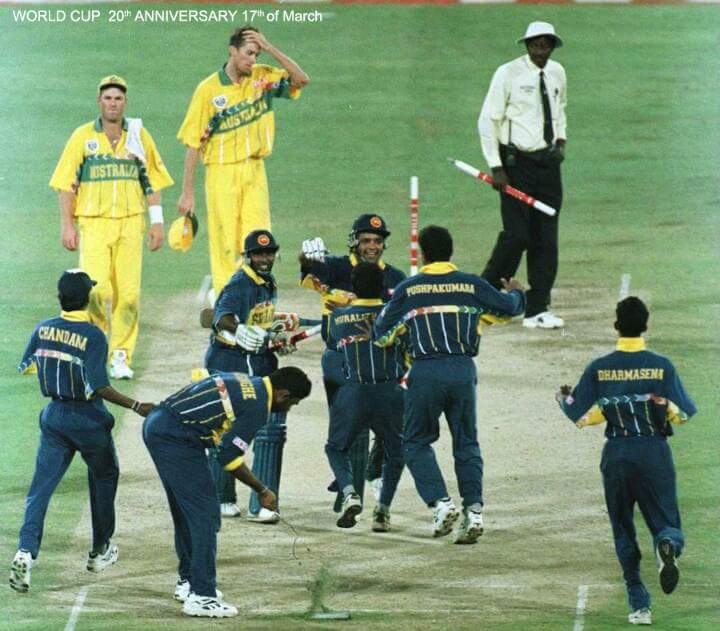 YES101SriLanka's tweet photo. Here are a few iconic moments from our win at the 96 World Cup #Relive96 https://t.co/2M4Bpk4ntQ